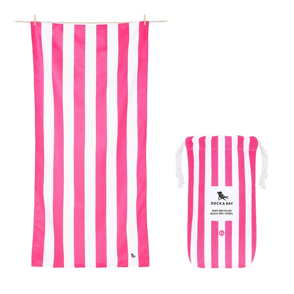 Dock &amp; Bay Towel XL -  Hot Pink