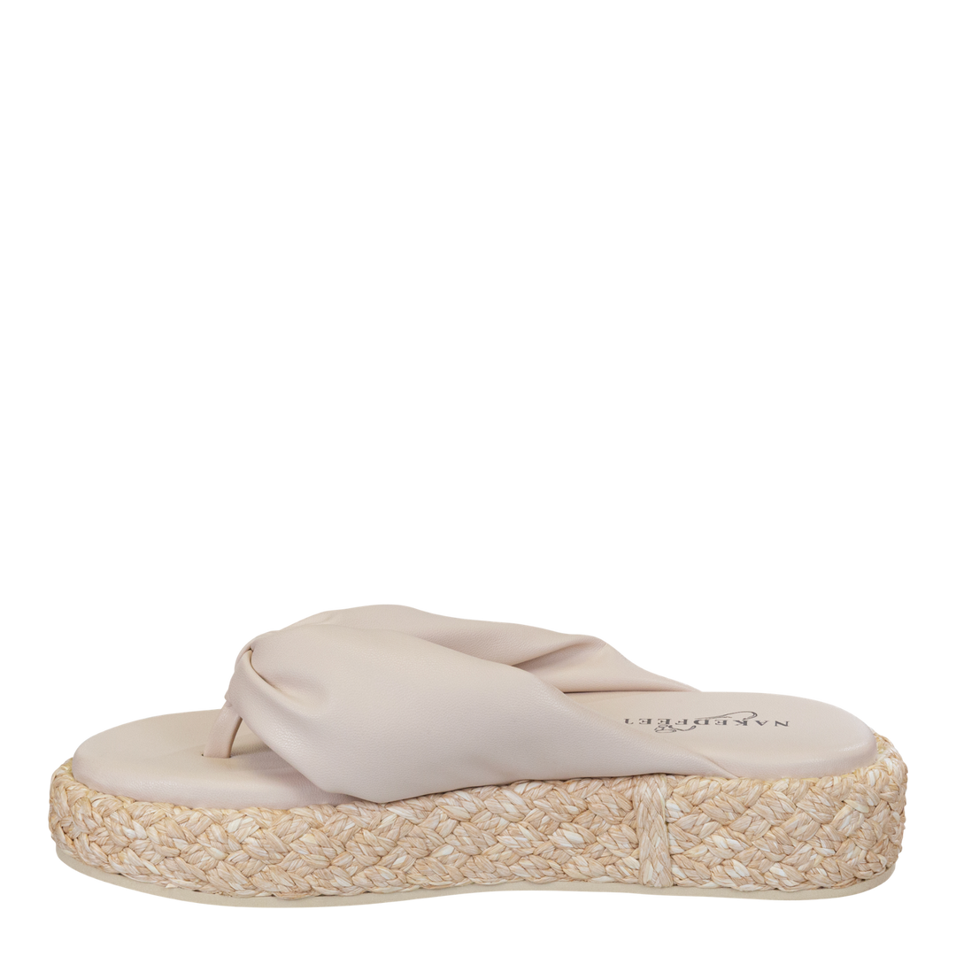 NAKED FEET - COSTA in ROSETTE Espadrille Sandals