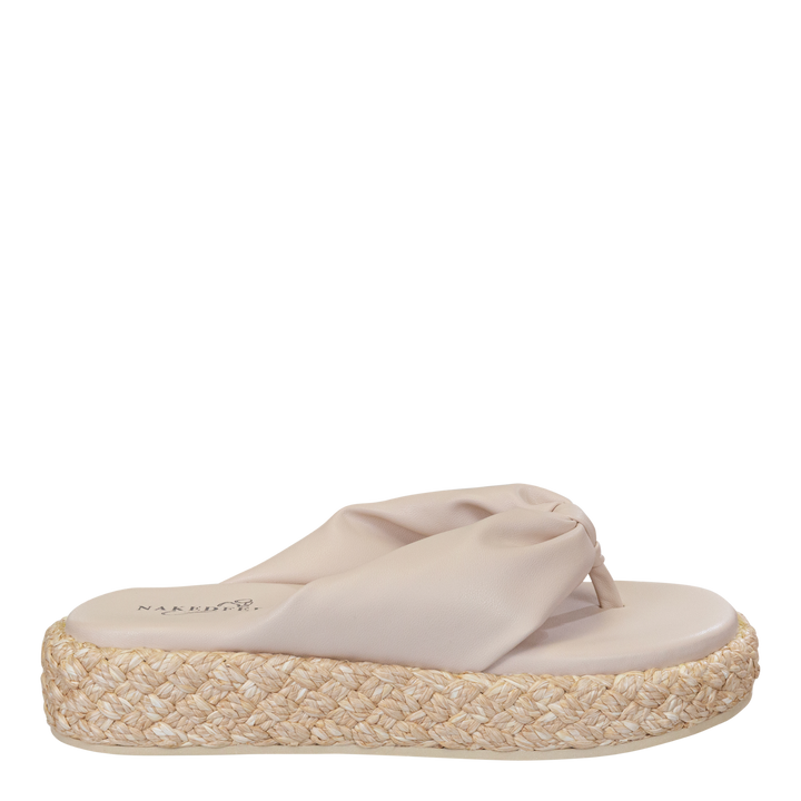 NAKED FEET - COSTA in ROSETTE Espadrille Sandals