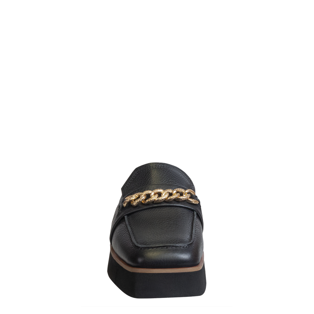 NAKED FEET - ELECT in BLACK Platform Mules