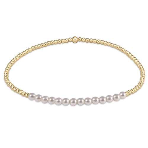 enewton Gold bliss 2mm Pearl Bracelet