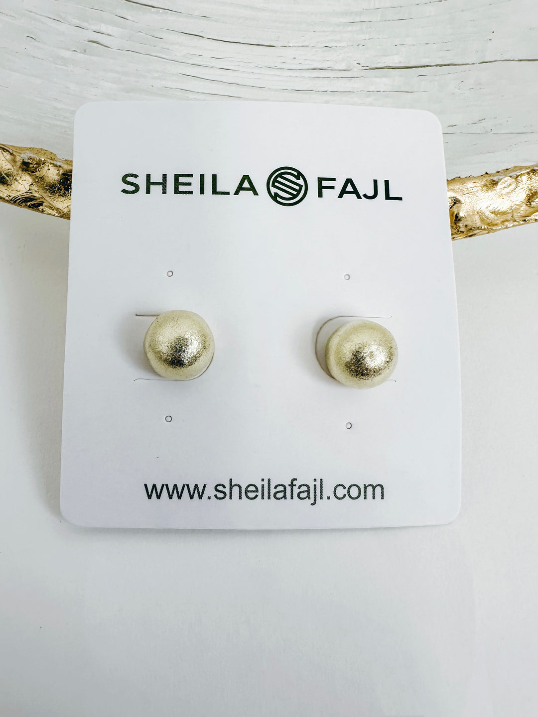 Sheila Fajl Lilou Stud Earrings Gold