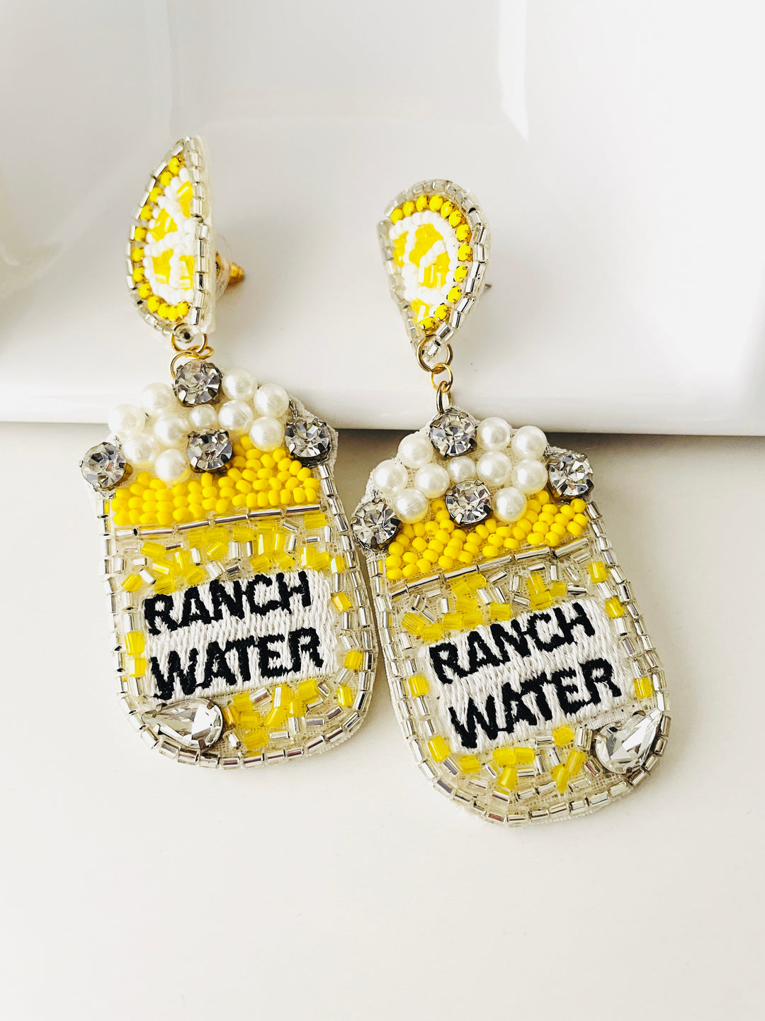 Seed Bead Ranch Water Earrings