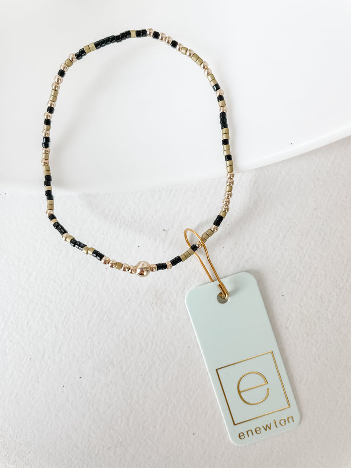 enewton Hope Unwritten Gameday Gold Luster-Onyx Bracelet