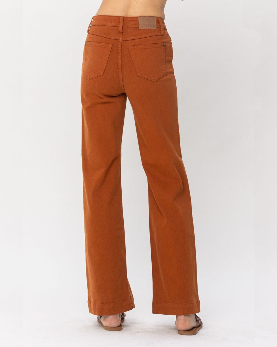 Judy Blue High Waist Auburn Orange Jeans