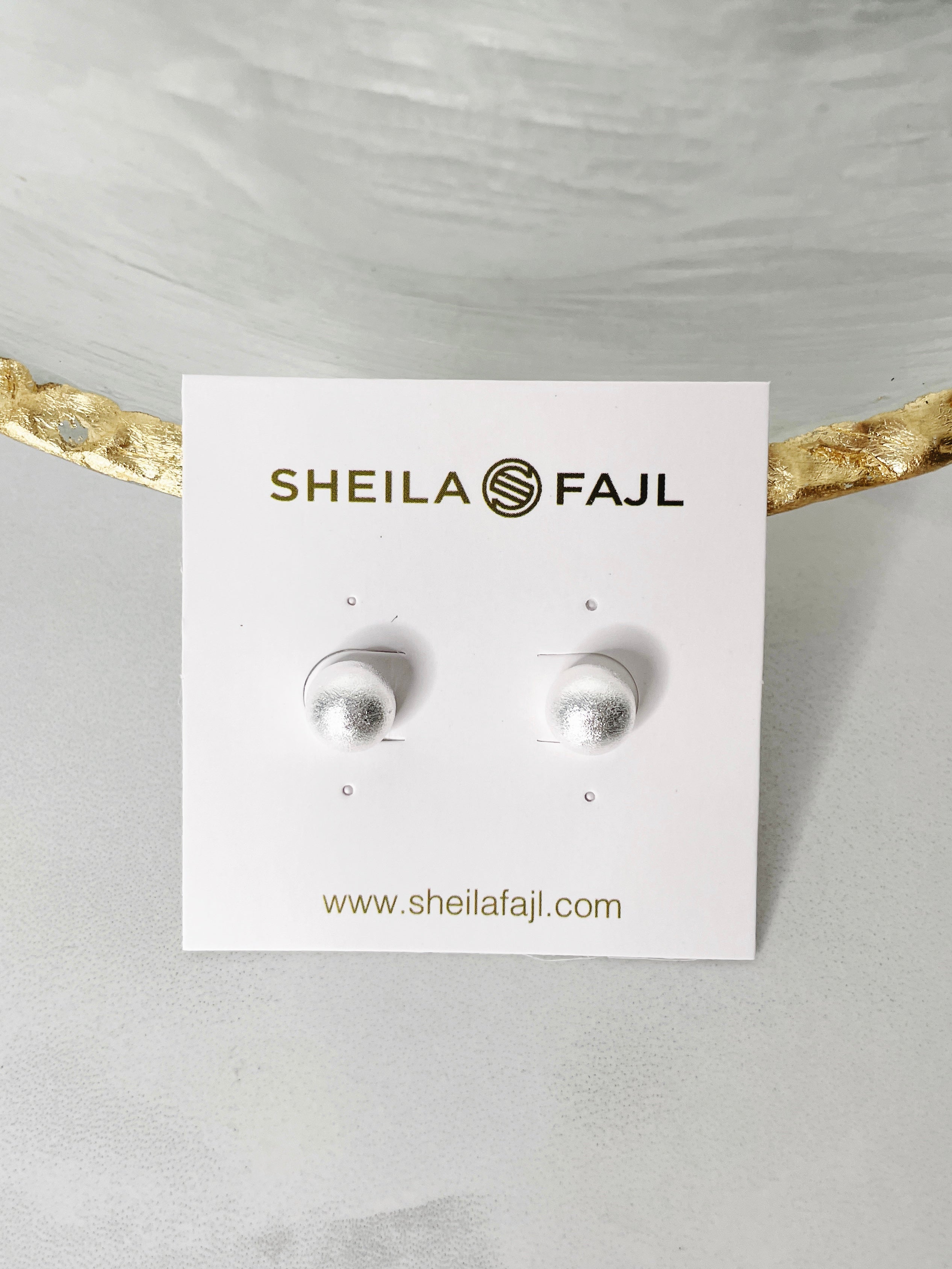 Sheila Fajl Lilou Stud Earrings Silver