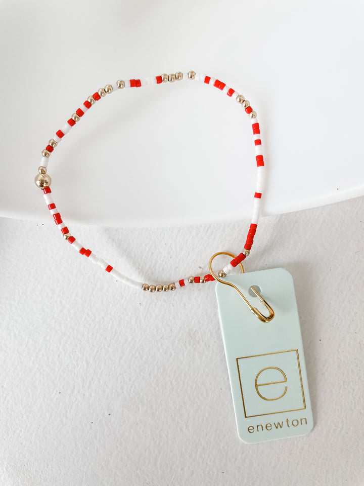 enewton Hope Unwritten Bracelet Bright Red/White