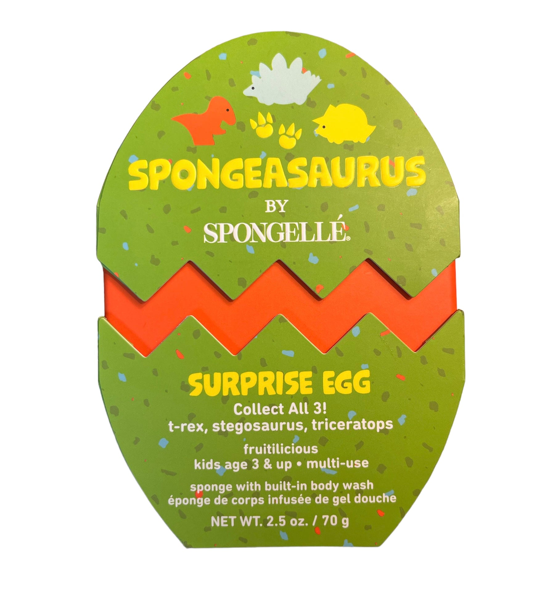 Spongelle Spongeasaurus Stegosaurus-Final Sale