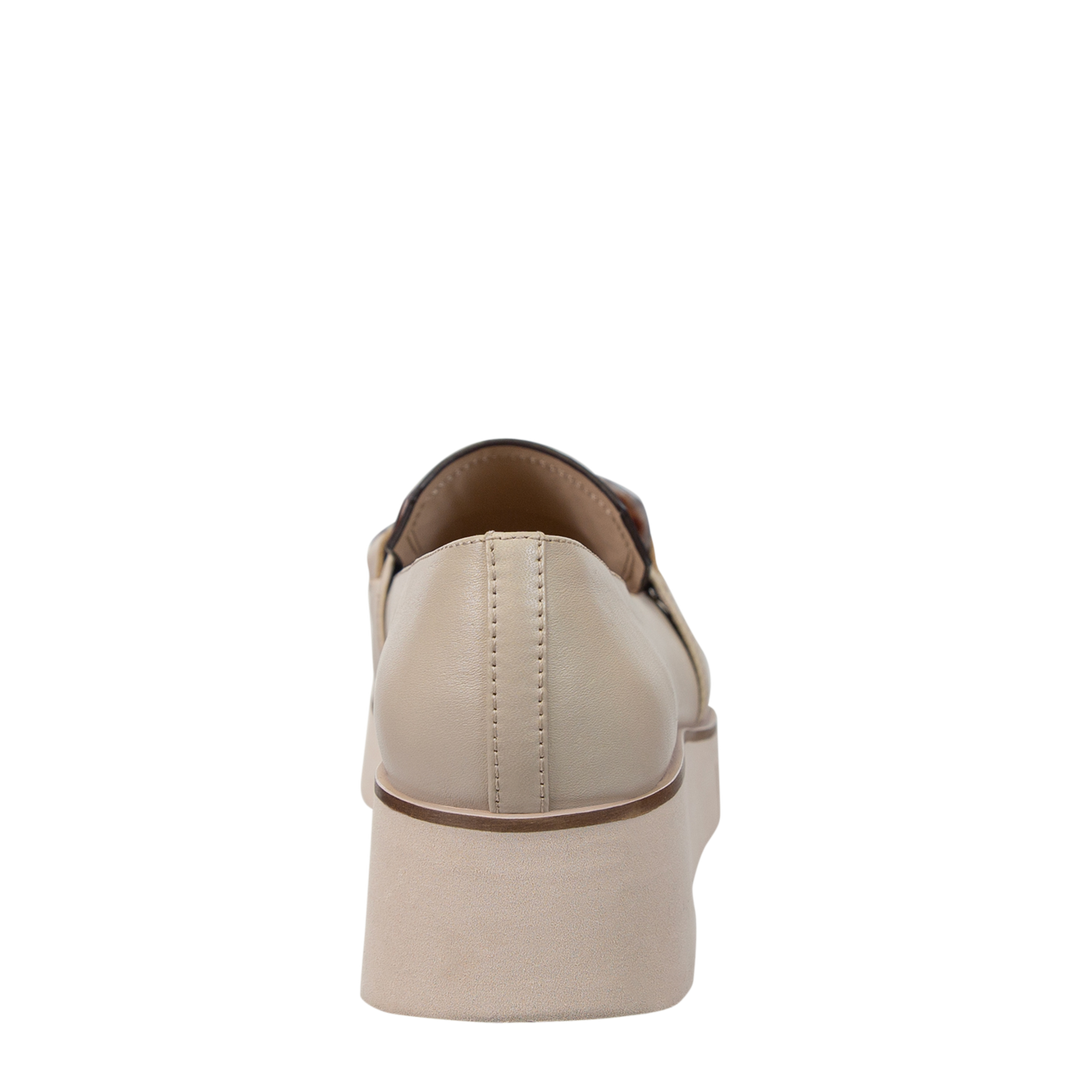 NAKED FEET - PRIVY in CHAMOIS Platform Loafers