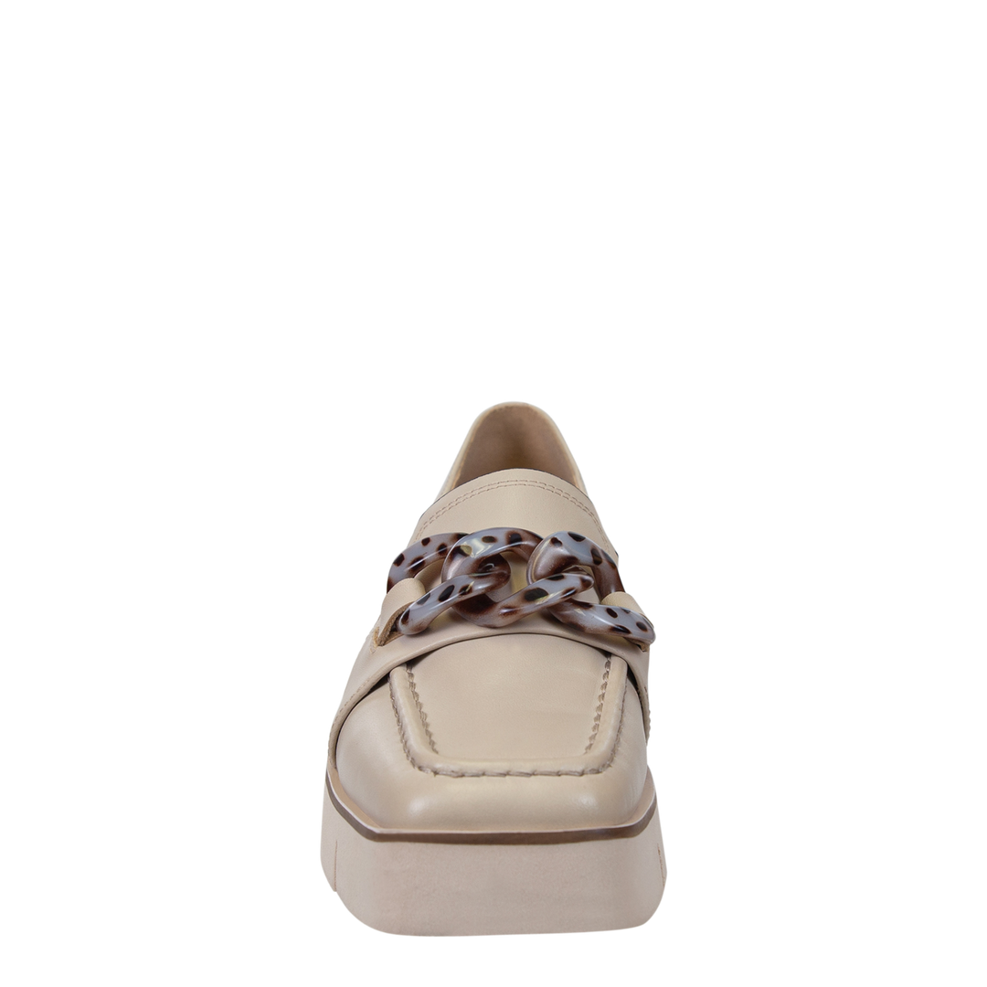NAKED FEET - PRIVY in CHAMOIS Platform Loafers