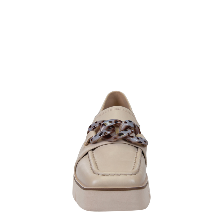 NAKED FEET - PRIVY in CHAMOIS Platform Loafers