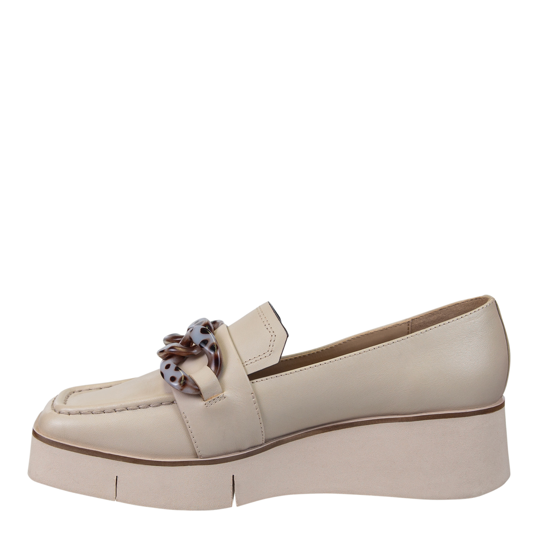 NAKED FEET - PRIVY in CHAMOIS Platform Loafers