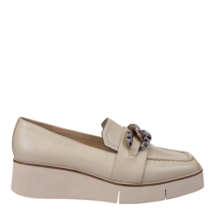 NAKED FEET - PRIVY in CHAMOIS Platform Loafers